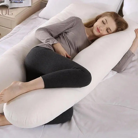 multifunction creative Full Body Pillow Flexible Pregnancy Pillow for Lactation Sleeping Removable Support Pillow for Relaxing