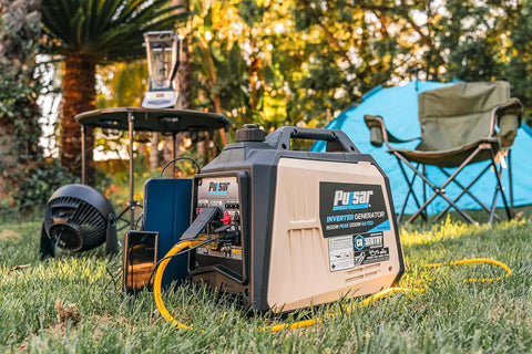 Ultra Light Quiet 1600W Portable Gas Inverter Generator, CARB Compliant