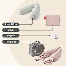 bbhugme Adjustable Pregnancy Pillow – Full Body Support for Side Sleeping - Adjustable Firmness and Shape - Supports Back, Legs,