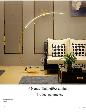 Modern LED Art Floor Lamps Home Indoor Living Room Black White Floor Lights Dimmable Remote RGB Bedroom Foyer Decor Corner Light