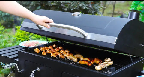 Extra Large Charcoal BBQ Grills with 794 SQ.IN. Cooking Area, Outdoor Barbecue Grill with Dual-Zone Individual Charcoal Tray.