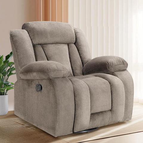 Recliner Chairs, Adults Manual Reclining Sofa Chair Oversized Recliner Chair for Living Room Comfy, Recliner Chair