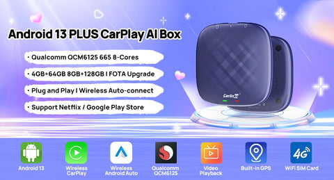 CarlinKit USB Wired/Wireless CarPlay Dongle Wired/Wireless Android Auto AI Box Mirrorlink BT Auto Connect For Android Car Radio