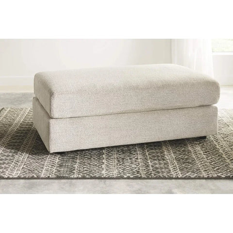 Signature Design by Ashley Soletren Contemporary Chenille Oversized Ottoman,