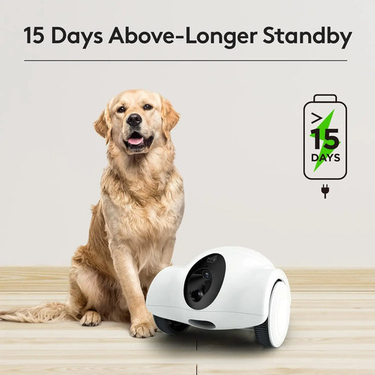 Pet Indoor with Phone App Cat Camera Pet Robot for Treat Camera Dispenser Feeder 1080P HD Home Wifi Camera 2 Way Audio