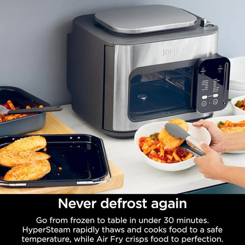 Air Fryer, Complete Meals in 15 Mins, 14-in-1 Functions, Combi Cooker + Air Fry, Bake, Roast, Slow Cook and More