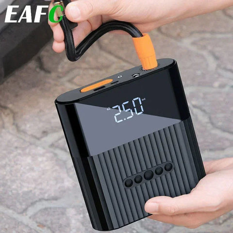 EAFC Jump Starter 4 In 1 Pump Air Compressor 600A 8800mAh Power Bank 12V Digital Tire Inflator 150PSI Emergency Battery Boost