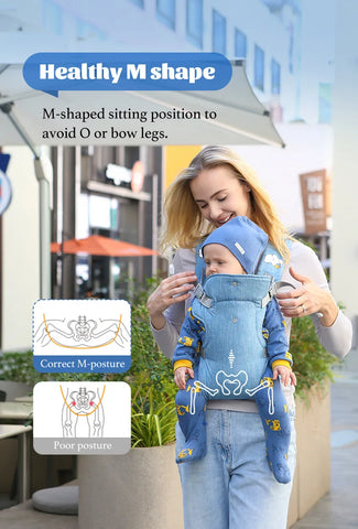 All Seasons NewbornFront Facing Kangaroo Wrap  Advanced 4-In-1 Baby Carrier Strap Sling Infant Hipseat Waist Belt Babies Gear