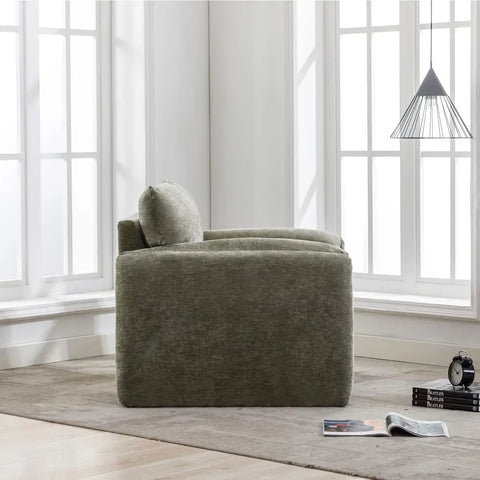 Armchair-Modern Accent Chair & Single Sofa Lounge, Comfortable Seating for Living Room & Bedroom