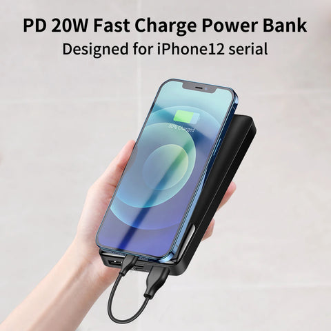 Baseus PD 20W Power Bank 10000mAh Portable Charger External Battery 10000 Fast Charging Powerbank For iPhone Xiaomi mi Poverbank