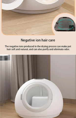 Home pet dryer fully automatic cat and dog bath dryer hair dryer disinfection