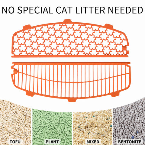 Self-cleaning cat litter box, 68L+9L, suitable for a variety of cat litter, APP control, real-time video, photo and video, safe