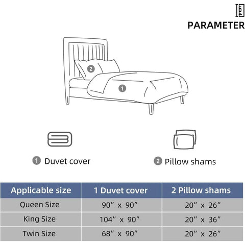 California King Duvet Covers - Ultra Soft and Breathable Bedding Comforter Sets Washed Microfiber 3 Pieces