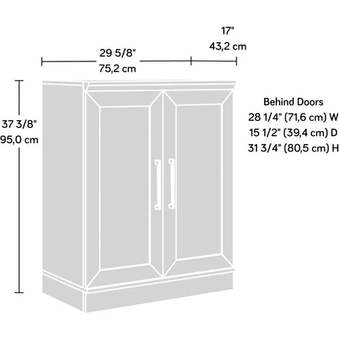 HomePlus Base Pantry cabinets, L: 29.61" x W: 17.01" x H: 37.40", Dakota Oak  kitchen cabinets  kitchen island