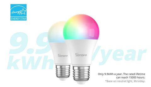 SONOFF Smart Light Bulb A19 A60 E26 E27 Dimmable Lamp WiFi ESP32 Smart Home Work With Alexa Google Home Yandex Alice Smartthings