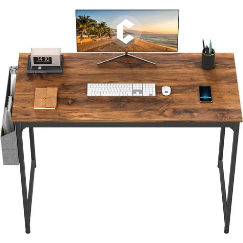 CubiCubi Computer Desk, 40 inch Home Office Small Desk, Modern Simple Style PC Table for Home, Office, Study, Writing