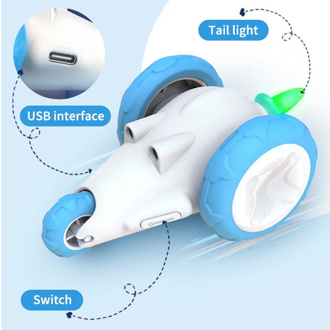 Moebypet Smart Interactive Cat Toys Rechargeable Electric Sensor Self-moving Mice Toys for Cats Playing Indoor Pet Supplies