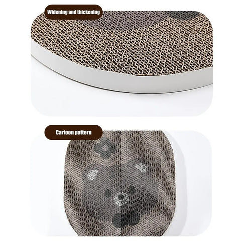 Cat Scratching Cardboard Wall-Mounted Board Cat Scratch Pad Reusable Cat Scratcher Wall Mounted Scratch Pad For Small To Medium