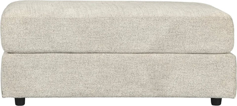 Signature Design by Ashley Soletren Contemporary Chenille Oversized Ottoman,