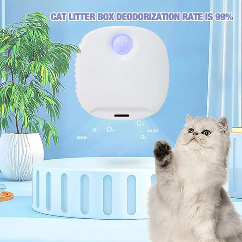 Intelligent Air Purifier Rechargeable Pet Deodorizer Odor Eliminator Electric Air Purifier With Deodorization Soft Indicator