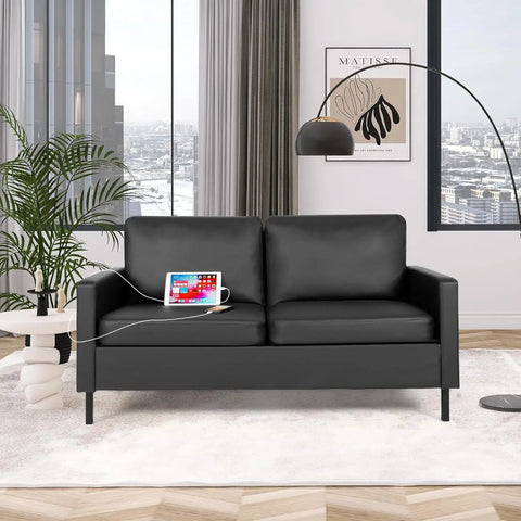 Sectional Sofa Couch, Mid Century Modern Sofa , Couches Sofas for Living Room Apartment BedroomSmall Couches for Small Spaces