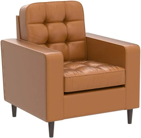 Lynnwood Upholstered Accent Chair Living Room FurnitureOffice Bedroom Mid-Century Modern Design - Armchair