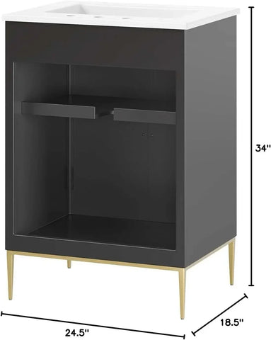 Bathroom Vanity Cabinet, 30"