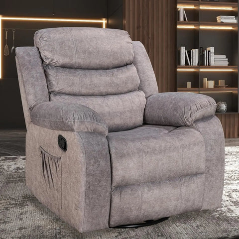 Recliner Chairs, Adults Manual Reclining Sofa Chair Oversized Recliner Chair for Living Room Comfy, Recliner Chair