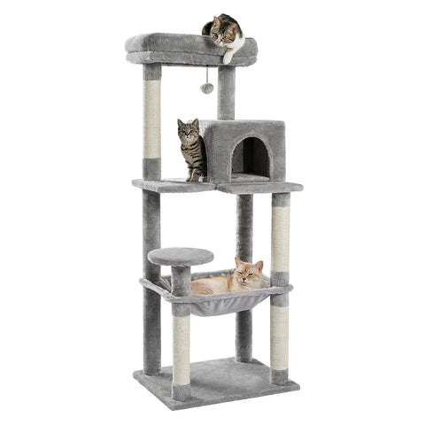 Multi-Level Cat Tree Tower with Condo Scratching Post for Cat Furniture House Cat Scratcher Cat Supplies Cat Toy