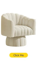 Mid Century Degree Swivel Cuddle Barrel Accent Sofa Chairs, Round Armchairs with Wide Upholstered