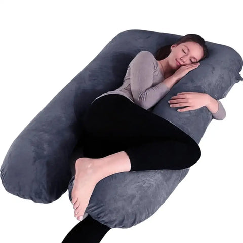 multifunction creative Full Body Pillow Flexible Pregnancy Pillow for Lactation Sleeping Removable Support Pillow for Relaxing