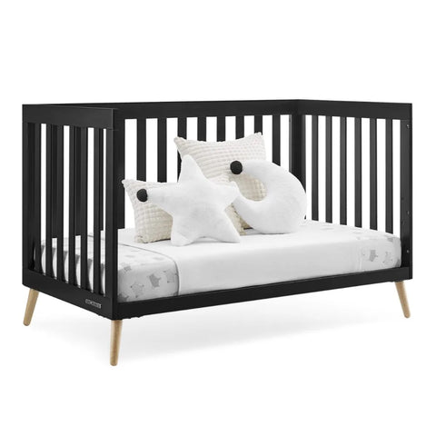 2023 New  Children Essex 4-in-1 Convertible Baby Crib, Bianca White with Natural Legs