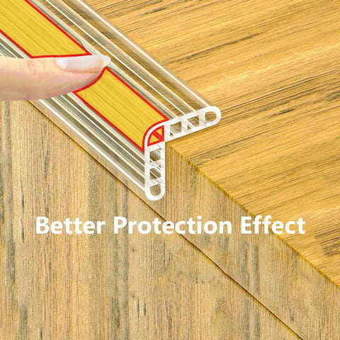 Anti Collision Baby Proofing High Quality PVC Transparent Table Edge Protector Self Adhesive Kids Safety Airbag Furniture Bumper