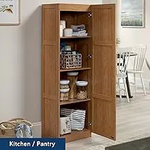 Miscellaneous Storage Storage Cabinet/ Pantry cabinets, Highland Oak finish