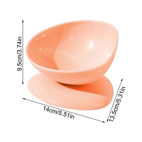 Cat Bowl Anti Vomiting Elevated Cat Bowls For Food And Water Tilted Elevated Cat Bowl Elevated Pet Feeder Bowl Stress Free