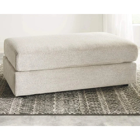 Signature Design by Ashley Soletren Contemporary Chenille Oversized Ottoman,