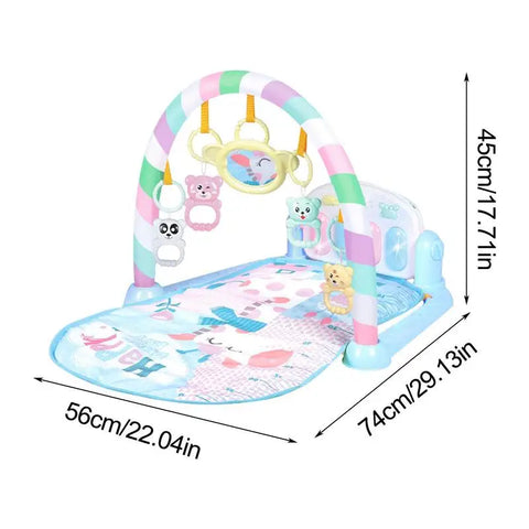 Baby Play Gym Toddler Musical Activity Play Mat With Hanging Children Carpet Pedal Piano Baby Toys 0 12 Months