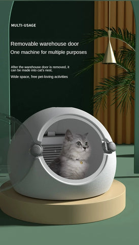 Fully Automatic Pet Drying Box Cat Dryer Household Small Dog and Cat Bathing Water Blower Pet Hair Dryer Box Animal Drye