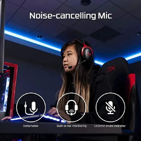 HyperX Cloud II Gaming Headset Hi-Fi 7.1 Surround Sound Detachable Microphone With USB sound card For PC PS5 PS4