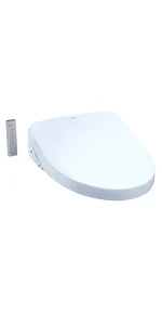 Electronic Bidet Toilet Seat with PREMIST and EWATER+ Wand Cleaning, Elongated, Cotton White