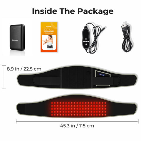 LED Light Therapy Back Waist Red Light Therapy Belt Infrared light Device 660nm 850nm Pain Relief Relaxing Muscle Inflammation