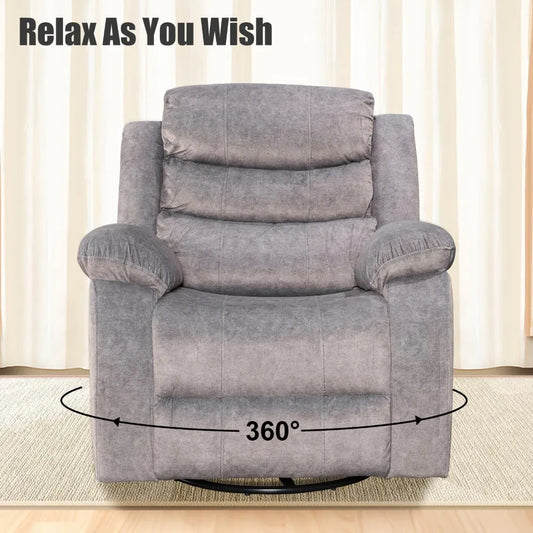 Recliner Chairs, Adults Manual Reclining Sofa Chair Oversized Recliner Chair for Living Room Comfy, Recliner Chair