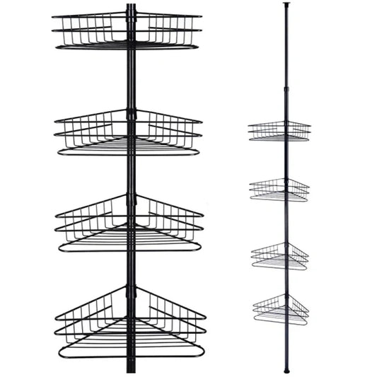 1/4 Corner Storage Rack Bathroom Storage Rack Wall-mounted Bathroom Storage Rack Bathroom Shampoo Storage Bathroom Accessories