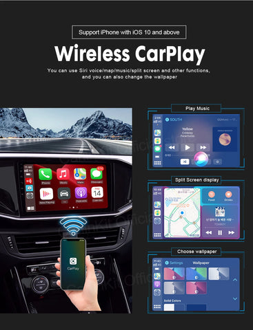 CarlinKit USB Wired/Wireless CarPlay Dongle Wired/Wireless Android Auto AI Box Mirrorlink BT Auto Connect For Android Car Radio