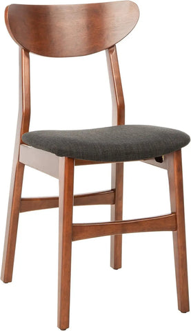 Home Lucca Retro Black Dining Chair, Wood, Set of 2