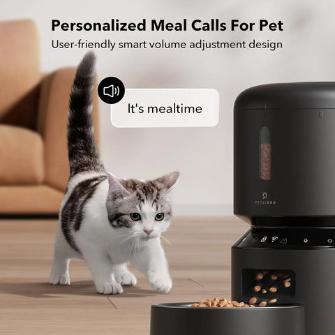 Automatic Cat Feeder, 5G WiFi  with Freshness Preservation, 3L Timed  for Dry Food, Up to 48 Port