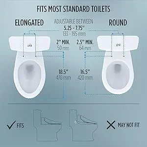 Electronic Bidet Toilet Seat with PREMIST and EWATER+ Wand Cleaning, Elongated, Cotton White