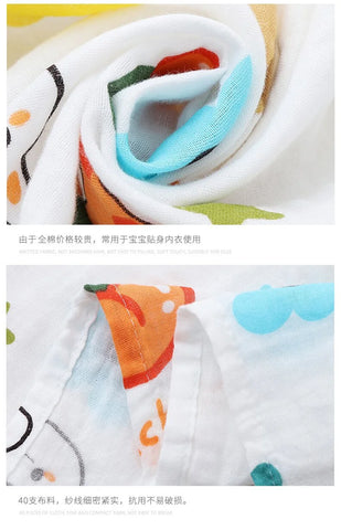 70x70cm Baby Blanket Ultra Soft Organic Cotton Newborn Swaddle Wrap Dual Layers Infant Feeding Burp Cloth Towel Scarf Baby Stuff