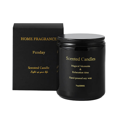 Scented Candles Jar Aromatherapy Candle Soy Wax Natural Lasting Fragrance Smokeless Burning Bath Stress Relief Handmade Gifts