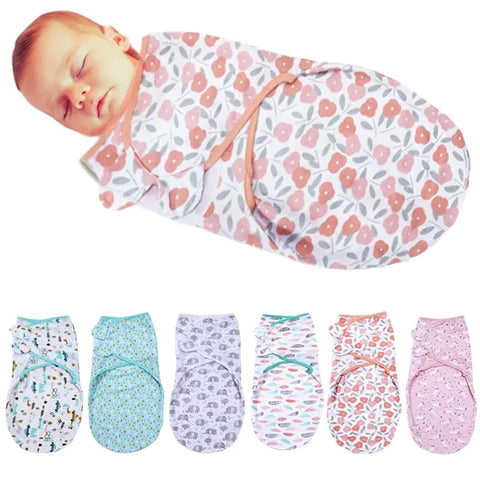 Baby Swaddle Blanket Newborn Infant Adjustable Swaddling Sleep Sack for Boy Girl